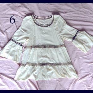 Dreamy cream shirt/dress!